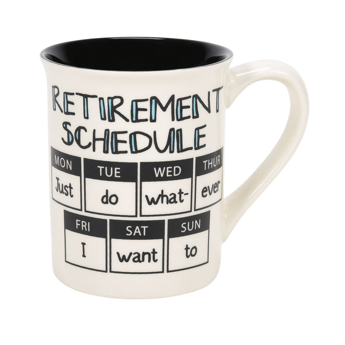 Enesco RETIREMENT CALENDAR MUG
