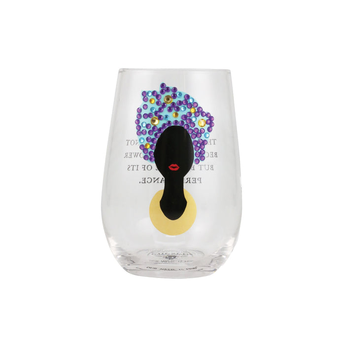 Enesco River Cuts Stemless Glass