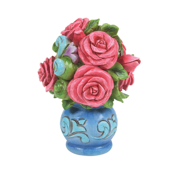 Enesco Rose Bouquet Mini Figurine