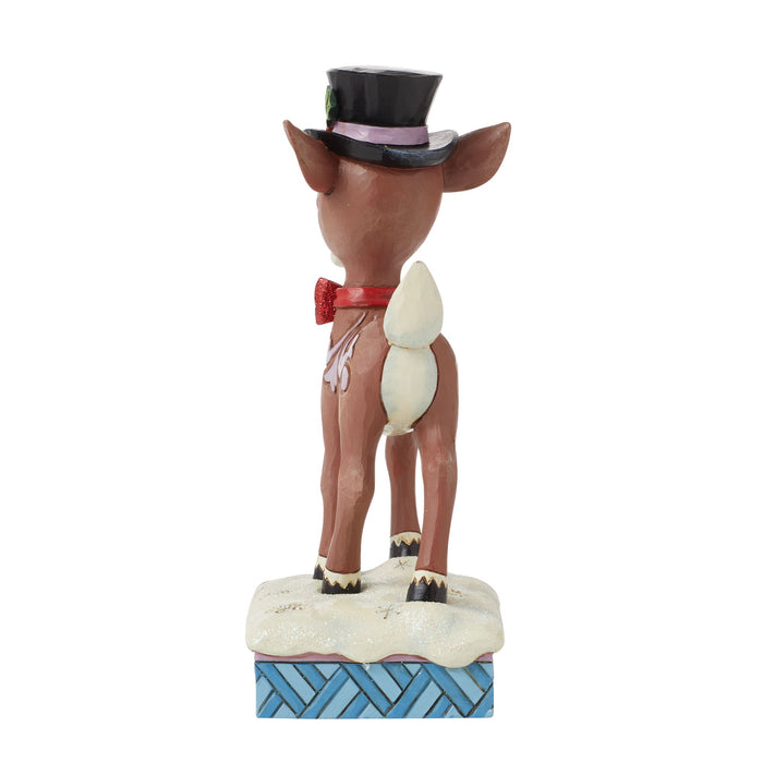 Enesco Rudolph In Top Hat & Bowtie