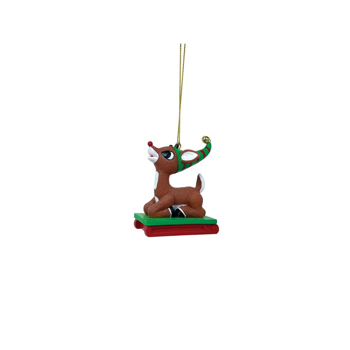 Enesco Rudolph Sledding
