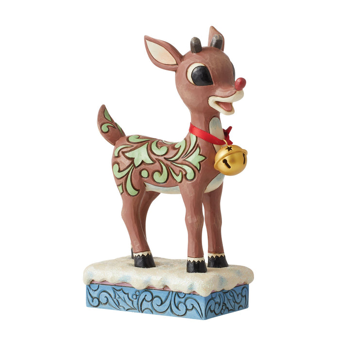 Enesco Rudolph W/Oversized Jingle Bel