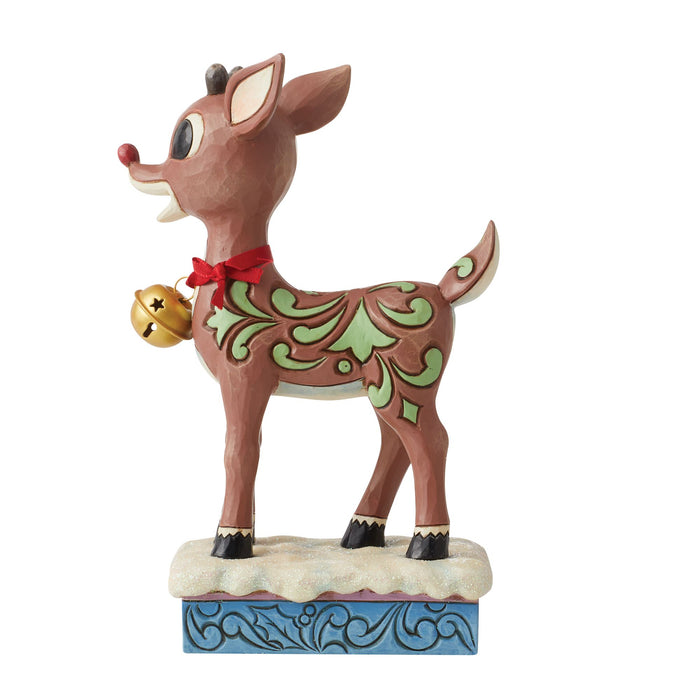 Enesco Rudolph W/Oversized Jingle Bel