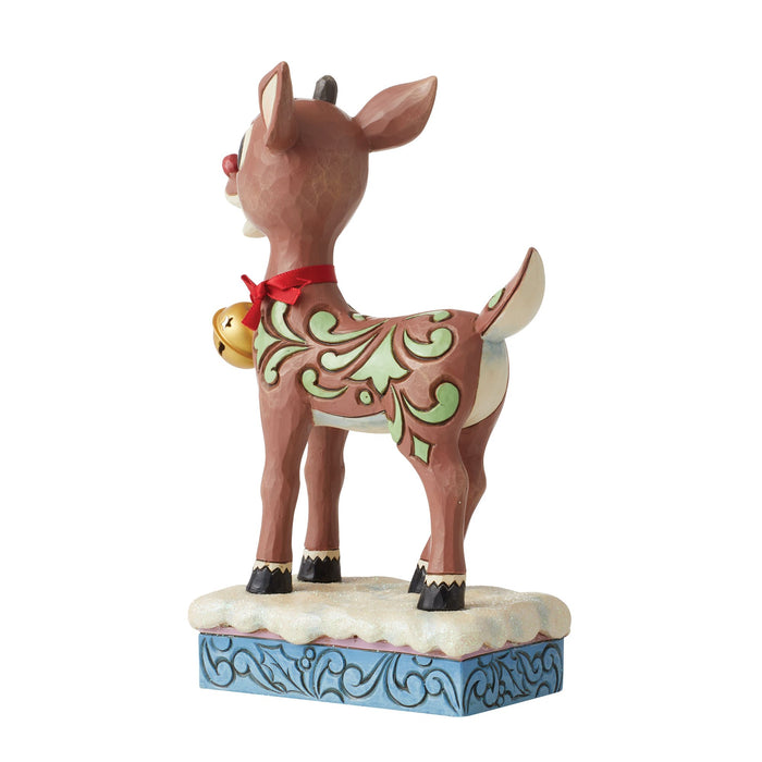 Enesco Rudolph W/Oversized Jingle Bel