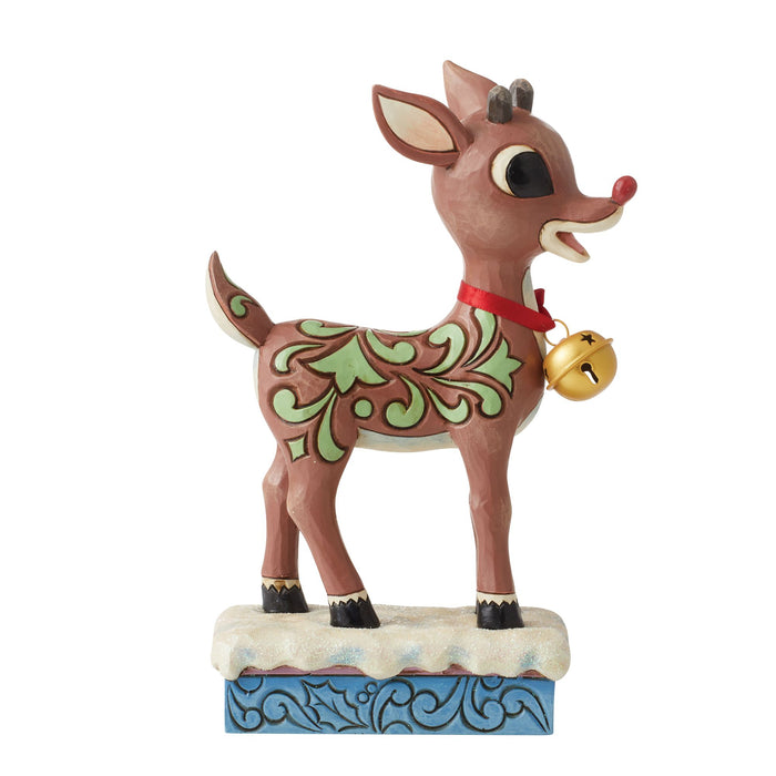 Enesco Rudolph w/Oversized Jingle Bel
