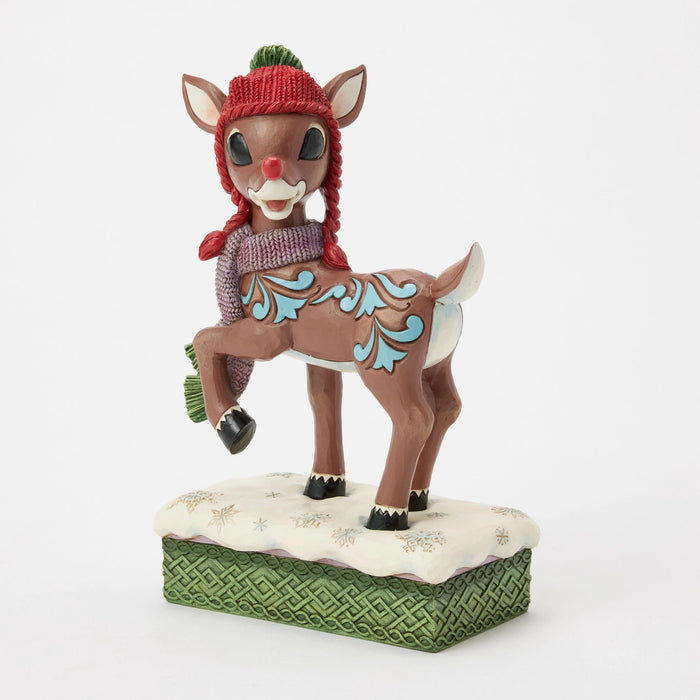 Enesco Rudolph With Knit Hat