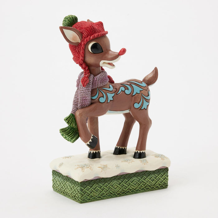 Enesco Rudolph With Knit Hat