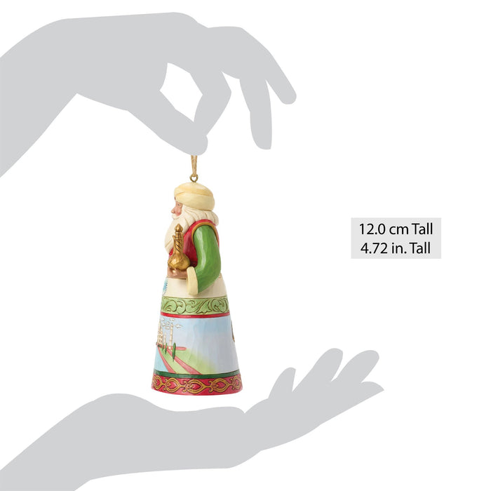 Enesco Santa Around World India Orn
