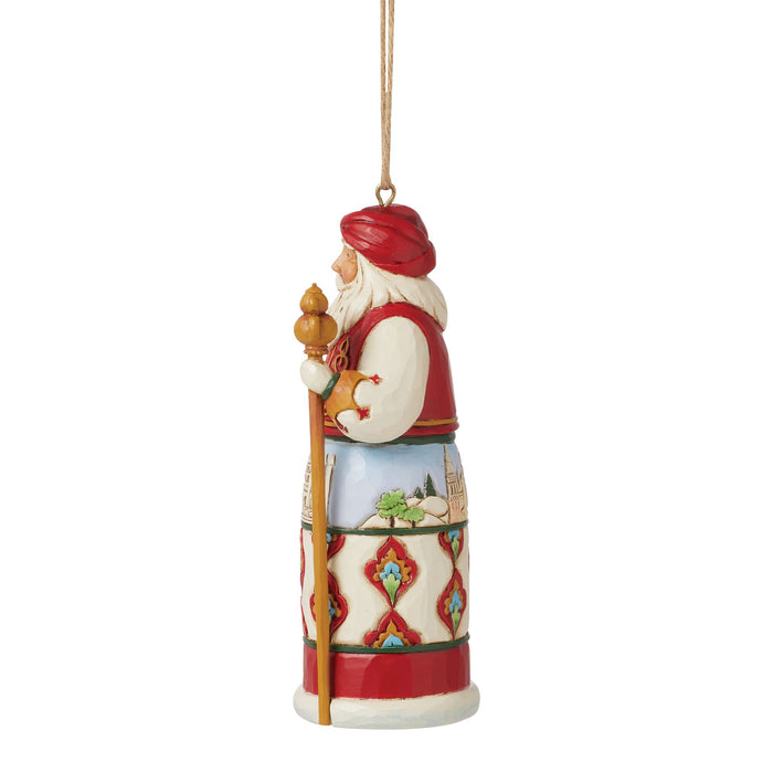 Enesco Santa Around World Turkey Orn