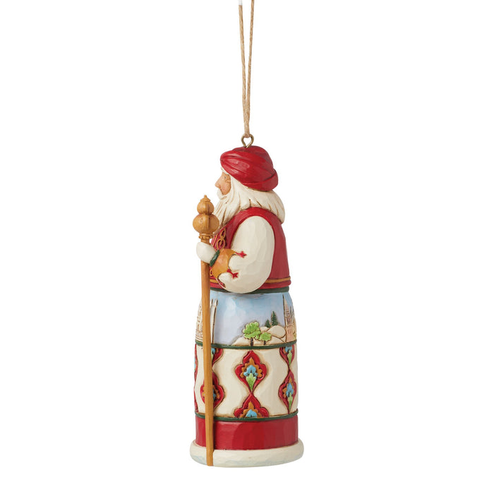Enesco Santa Around World Turkey Orn