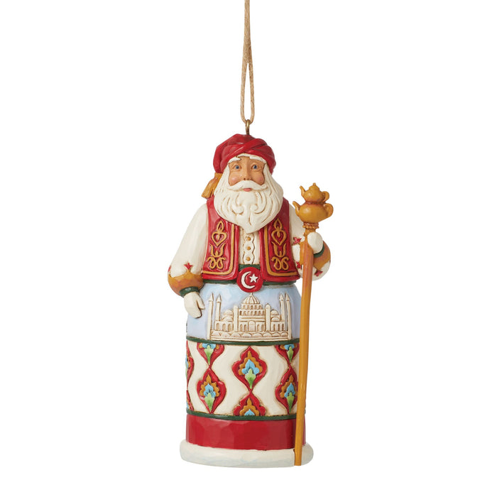Enesco Santa Around World Turkey Orn