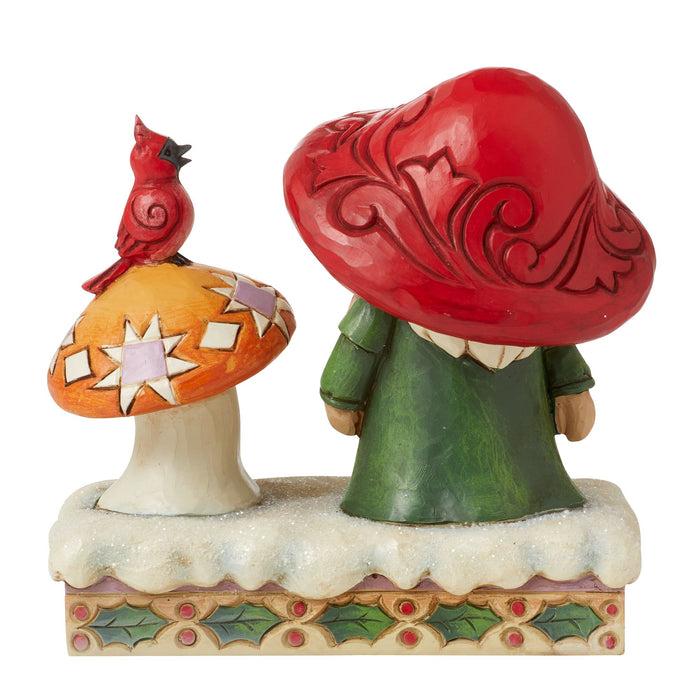 Enesco Santa By Mushroom And Bird