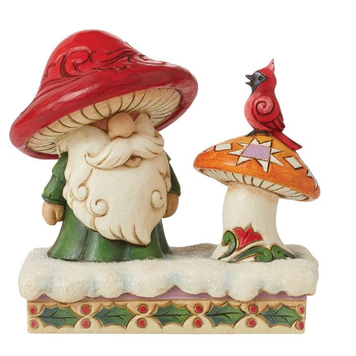 Enesco Santa by Mushroom and Bird