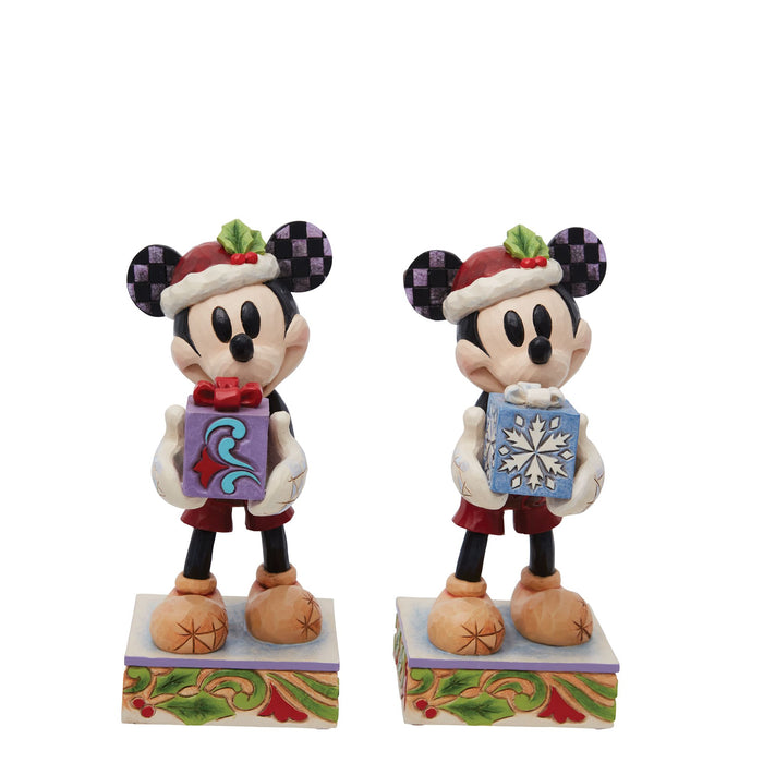 Enesco Santa Mickey with Gift