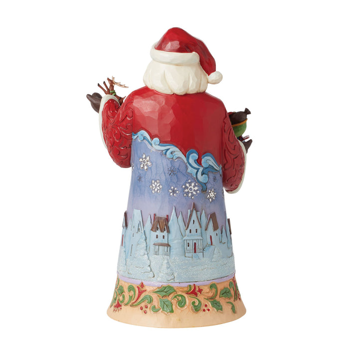 Enesco Santa Over Night Sky Figurine