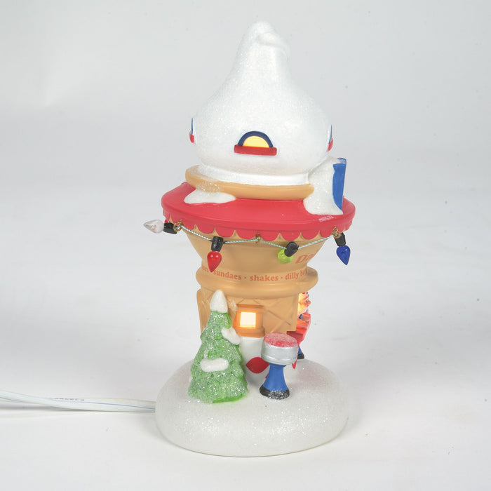 Enesco Santa's DQ Cone House