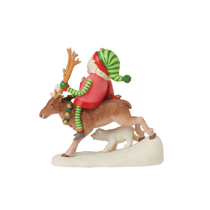 Enesco Santa's Wild Ride Figurine