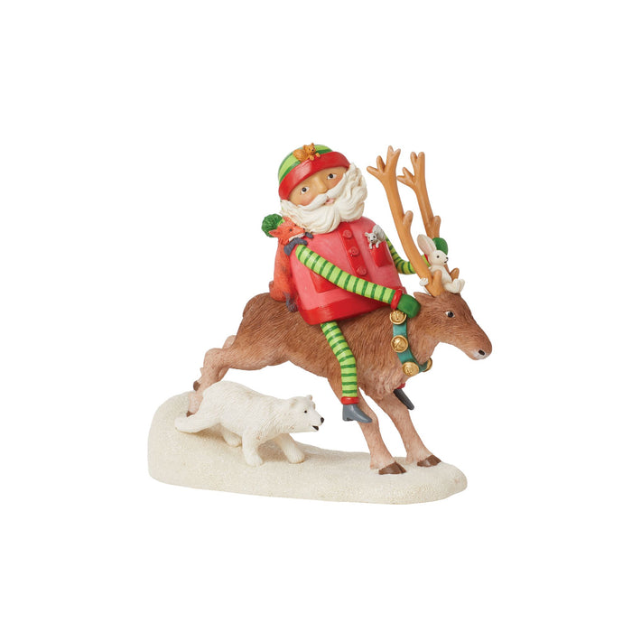 Enesco Santa's Wild Ride Figurine
