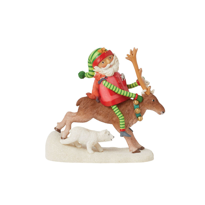 Enesco Santa's Wild Ride Figurine