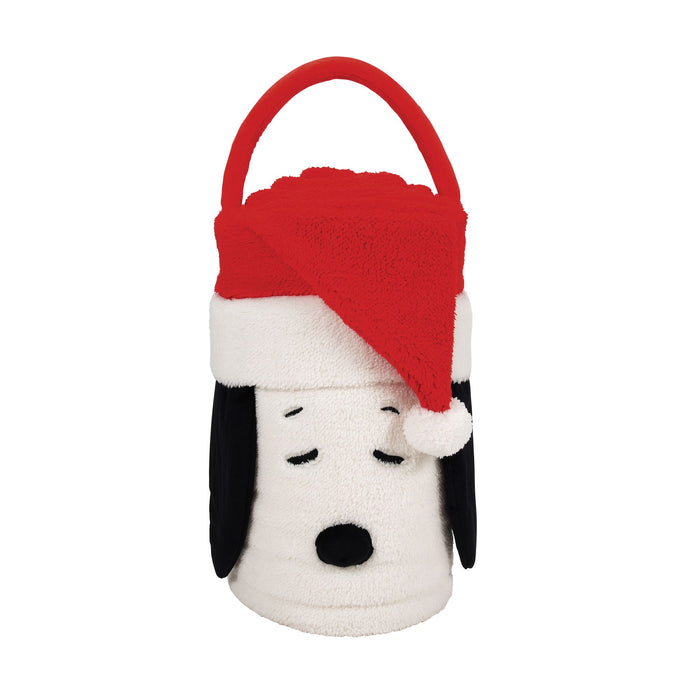 Enesco Santa Snoopy SnowThrow