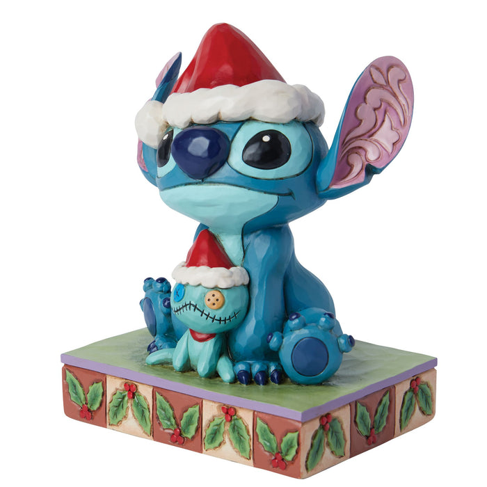 Enesco Santa Stitch With Scrump