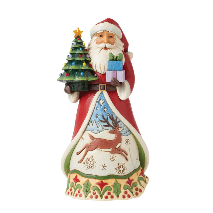 Enesco Santa Vintage LED Tree Fig