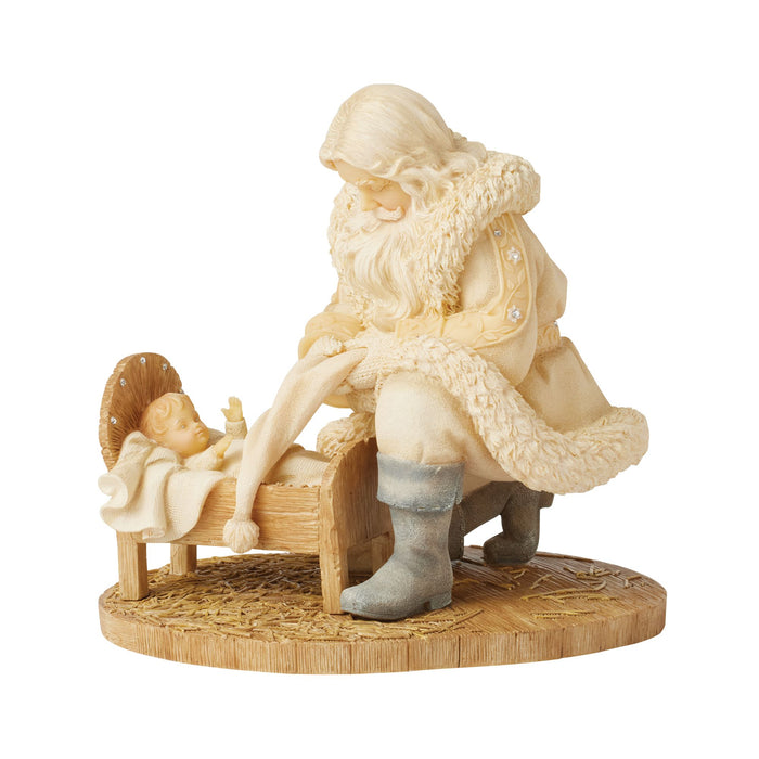 Enesco Santa with baby Jesus figurine