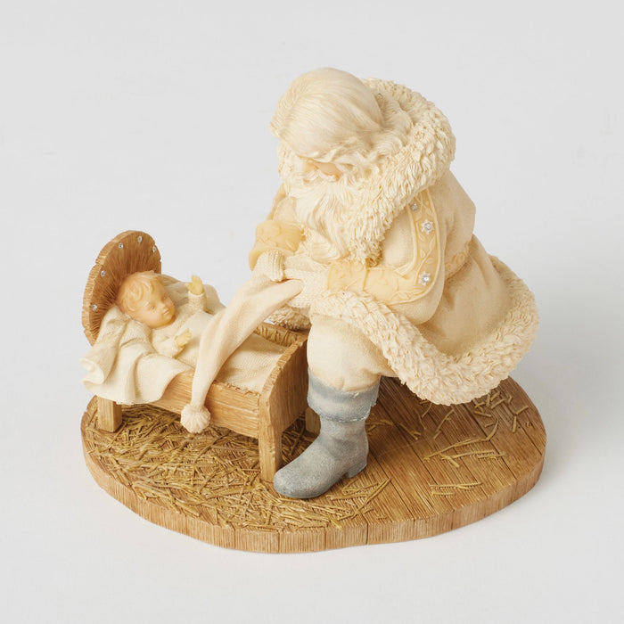 Enesco Santa With Baby Jesus Figurine