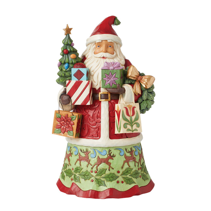Enesco Santa with Gifts Bags Figurine