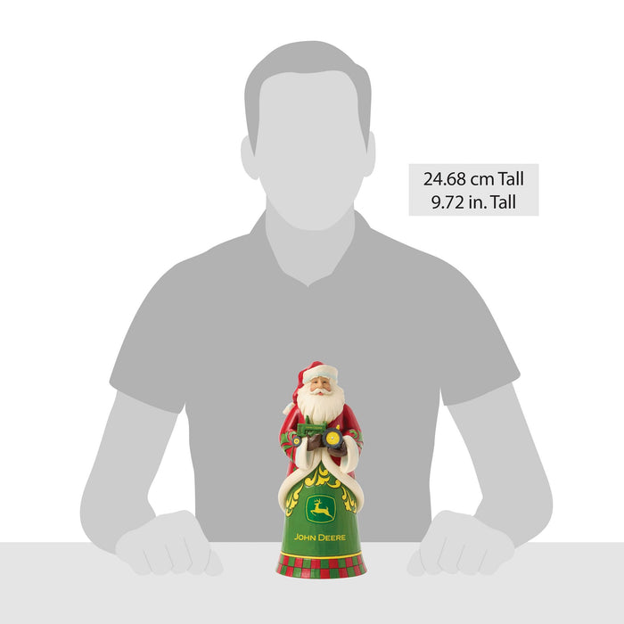 Enesco Santa With John Deere Tractor
