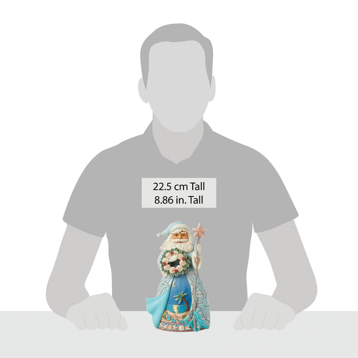 Enesco Santa With Sand Dollar Fig