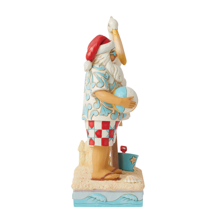 Enesco Santa With Signs And Pelican