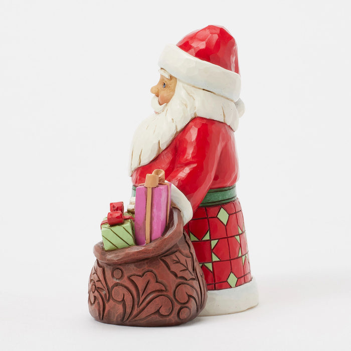 Enesco Santa With Toy Bag Pint Fig