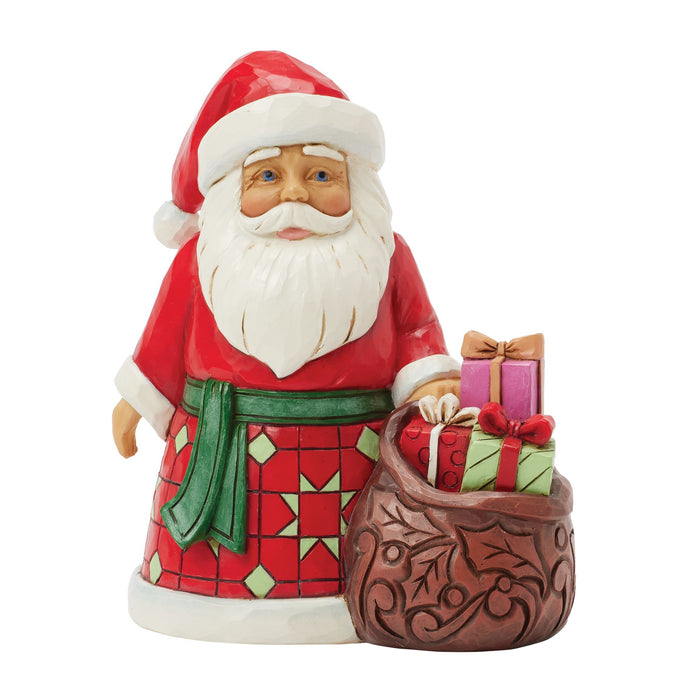 Enesco Santa with Toy Bag Pint Fig