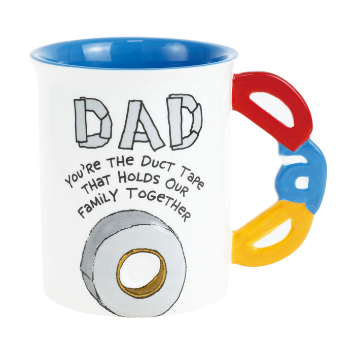 Enesco Sculpted Dad Tape Mug