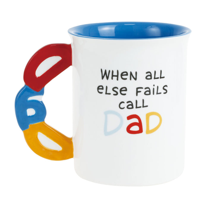 Enesco Sculpted Dad Tape Mug