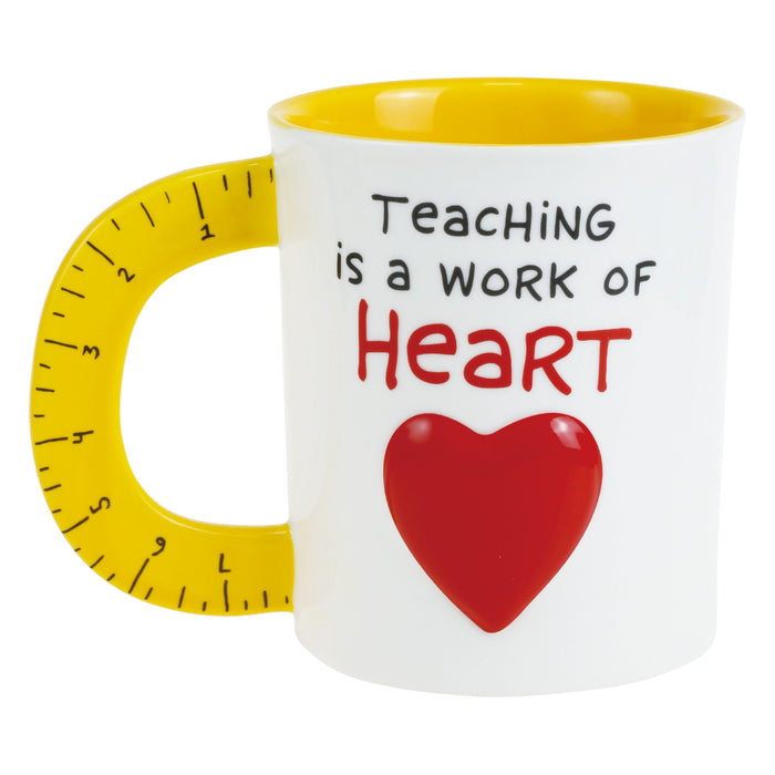 Enesco Sculpted Ruler Teacher Mug
