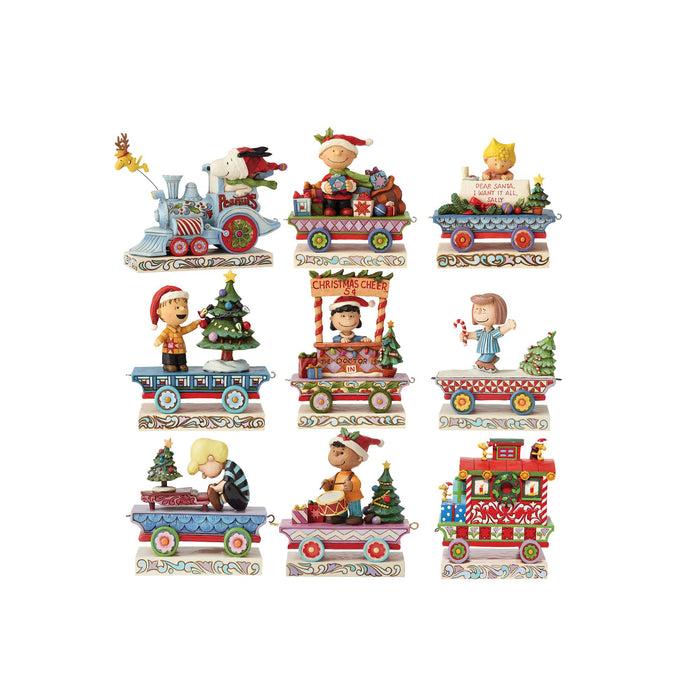 Enesco Set of 9 Peanuts Train