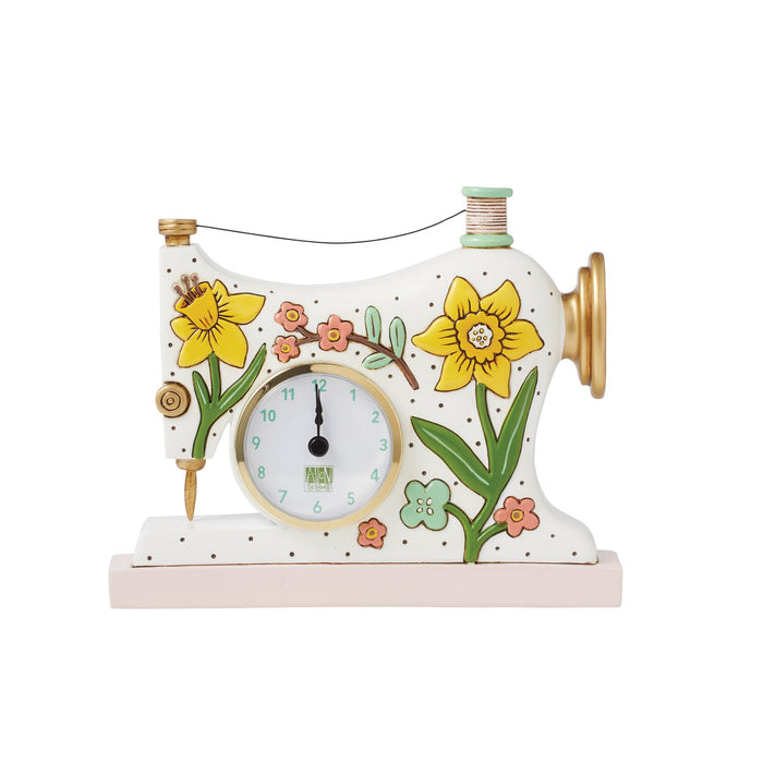 Enesco Sew Happy Desk Clock
