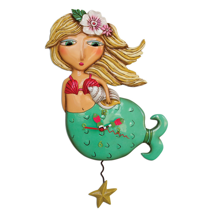 Enesco Shelley Mermaid Clock