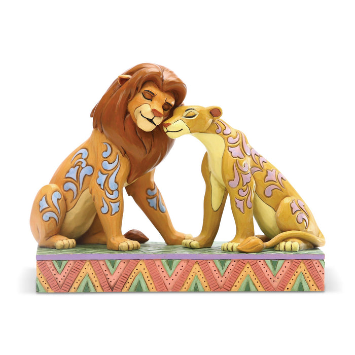Enesco Simba And Nala Snuggling