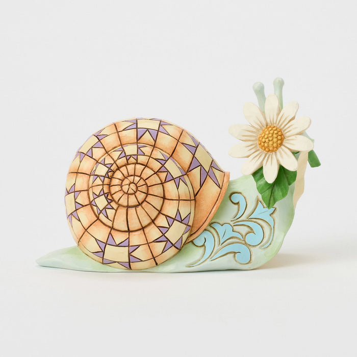 Enesco Snail With Daisy Flower Fig