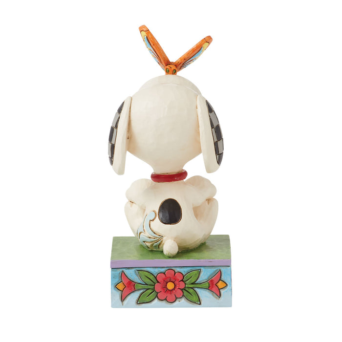 Enesco Snoopy Butterfly On Nose