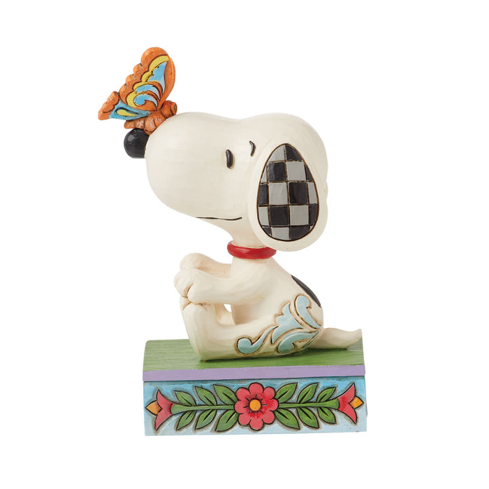 Enesco Snoopy Butterfly on Nose