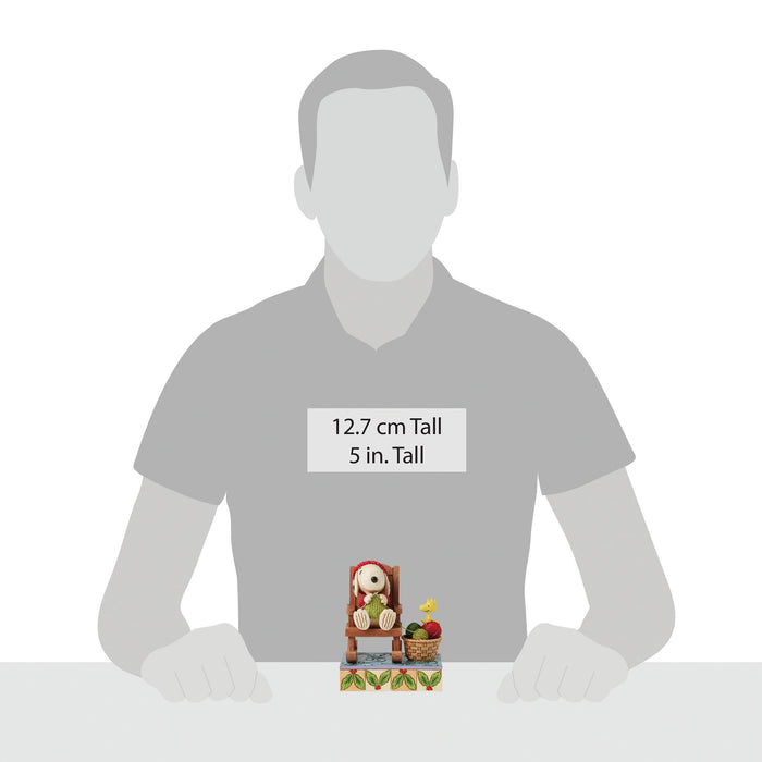 Enesco Snoopy In Rocking Chair