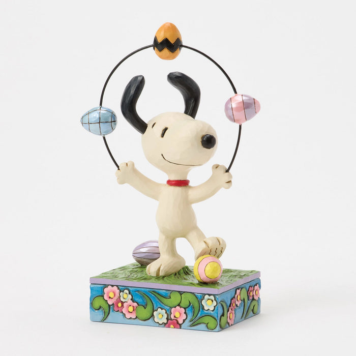 Enesco Snoopy Juggling Eggs