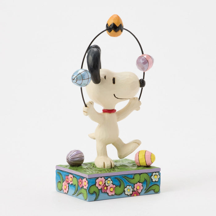 Enesco Snoopy Juggling Eggs