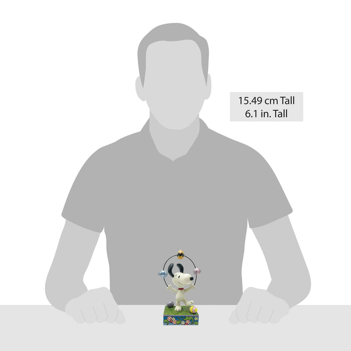 Enesco Snoopy Juggling Eggs