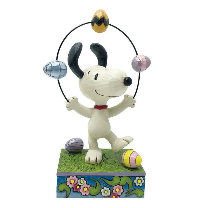 Enesco Snoopy Juggling Eggs