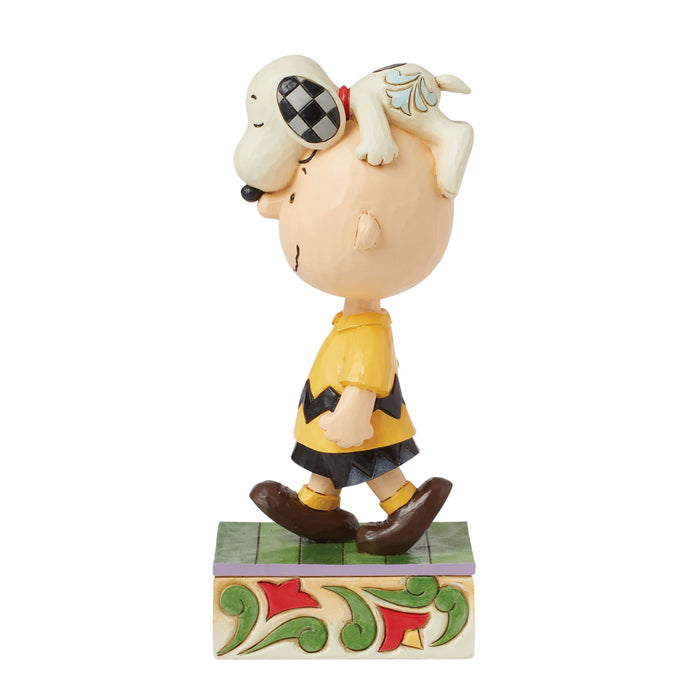 Enesco Snoopy on Charlie Brown's Head